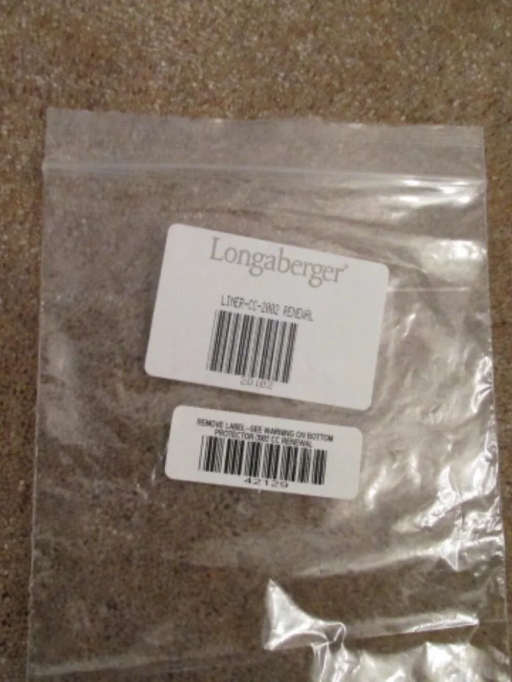 Longaberger 2002 Renewal basket plus extras